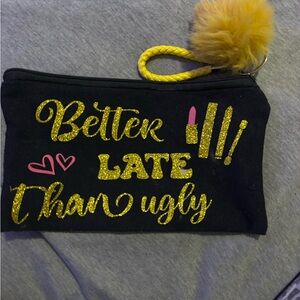 Black and Gold Women's Pouch